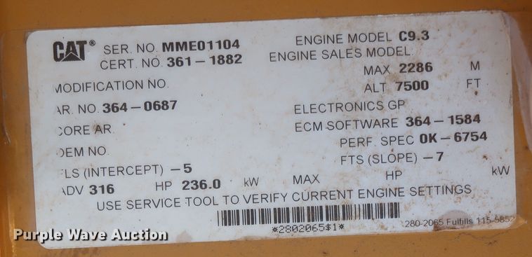 image for item DR6791 2011 Caterpillar 336E L  excavator