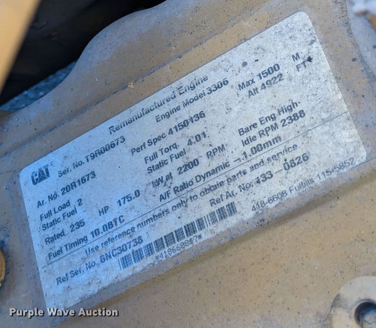 image for item DR6796 2001 Caterpillar 966G  wheel loader