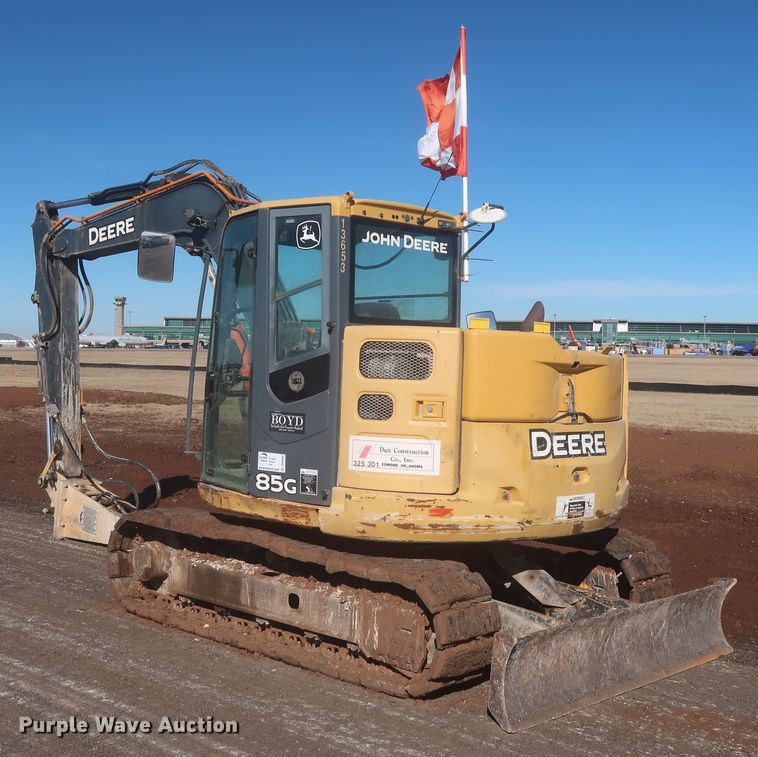 image for item DR6800 2013 John Deere 85G mini excavator