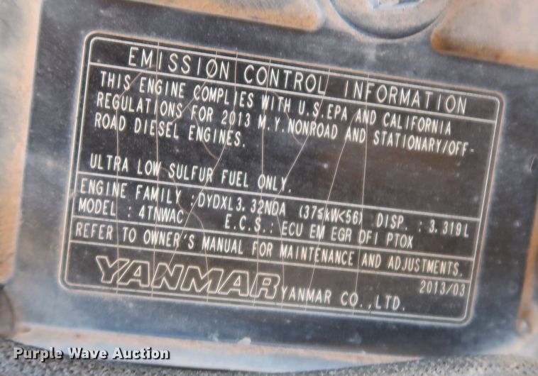 image for item DR6800 2013 John Deere 85G mini excavator