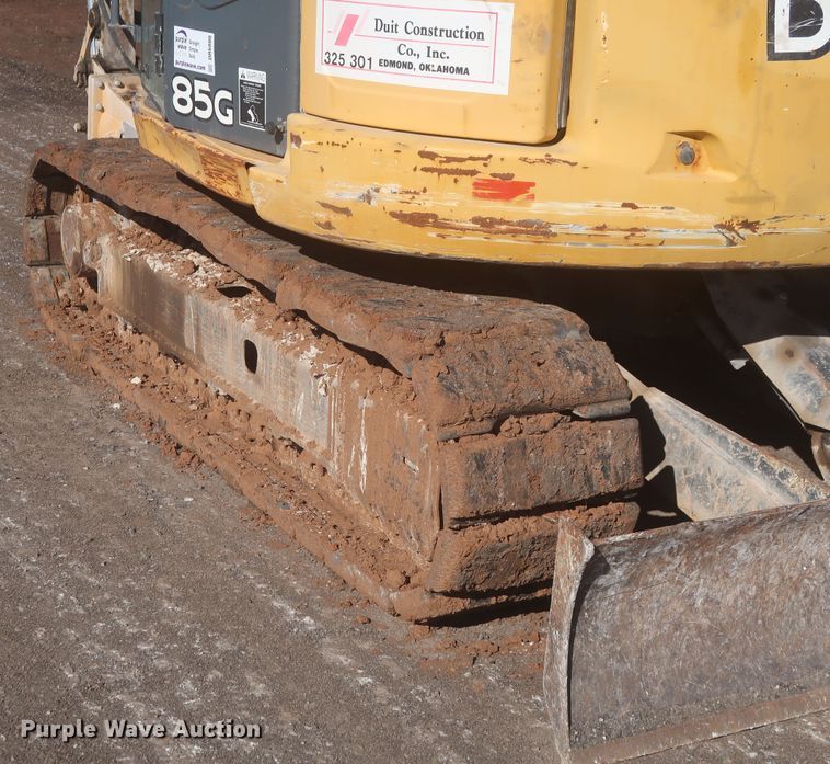 image for item DR6800 2013 John Deere 85G mini excavator