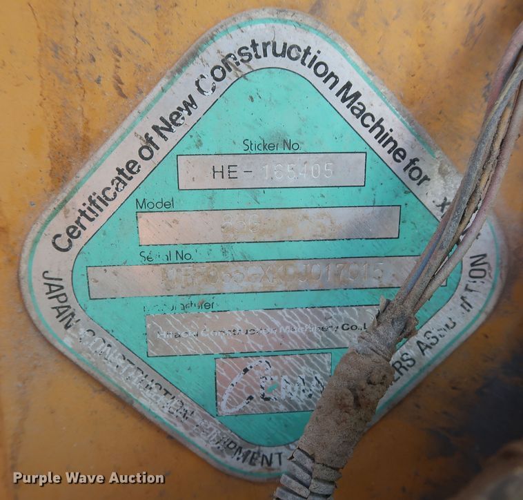 image for item DR6800 2013 John Deere 85G mini excavator