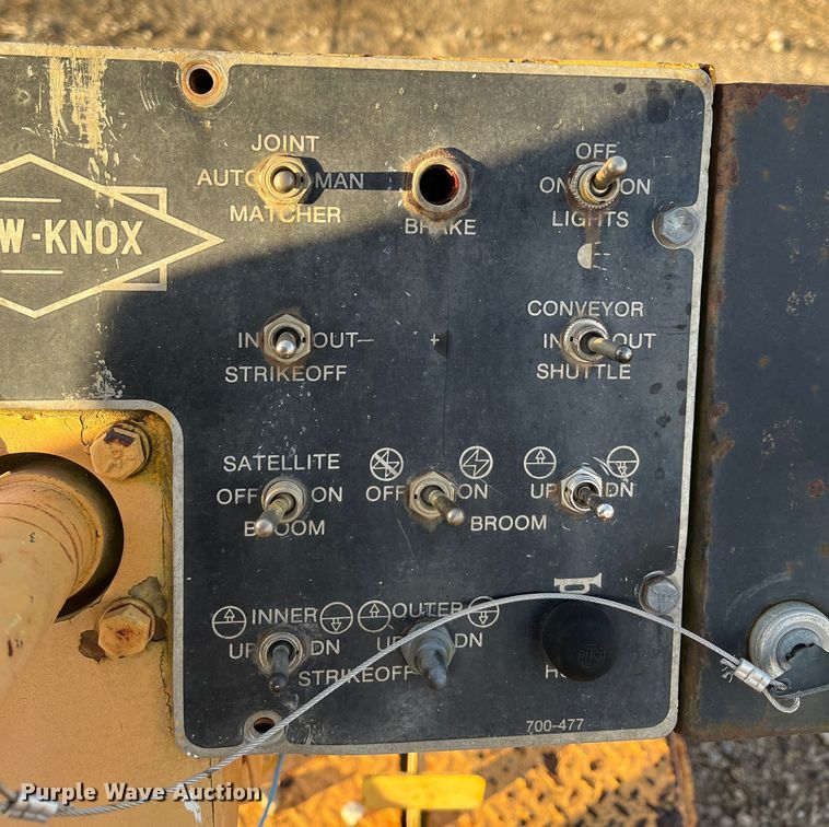 image for item DR7368 1988 Blaw-Knox RW100  road widener