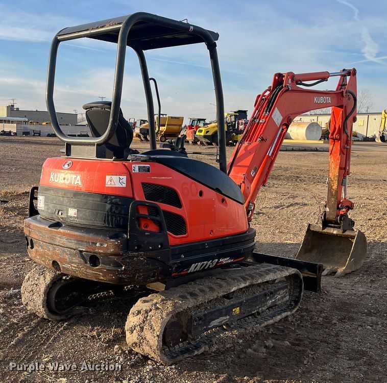 image for item DR7370 2014 Kubota KX71-3  mini excavator