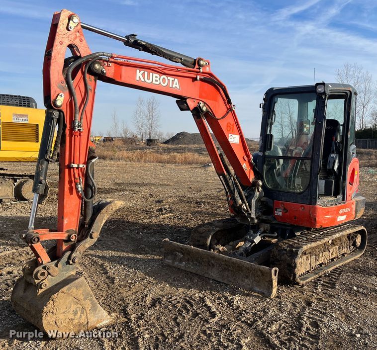 image for item DR7371 2014 Kubota KX040-4  mini excavator