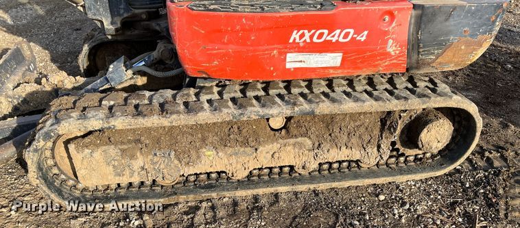 image for item DR7371 2014 Kubota KX040-4  mini excavator