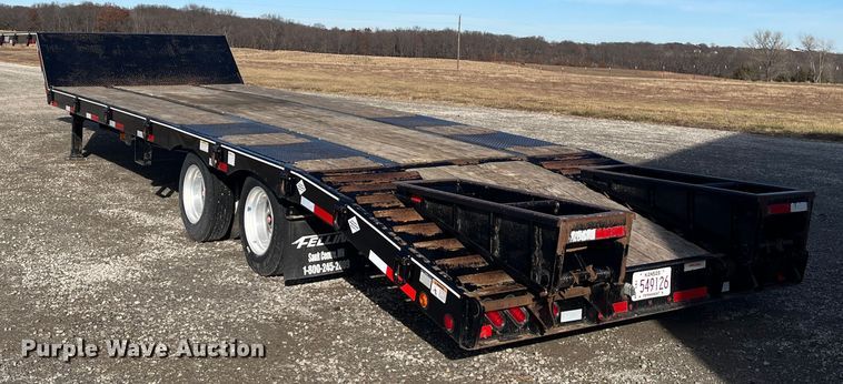 image for item DR7383 2016 Felling Trailers  drop deck equipment trailer