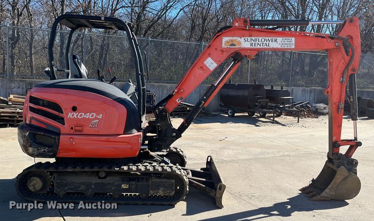image for item DR7384 2010 Kubota KX040-4  mini excavator