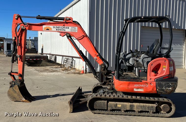 image for item DR7384 2010 Kubota KX040-4  mini excavator