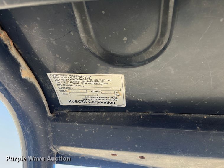 image for item DR7384 2010 Kubota KX040-4  mini excavator