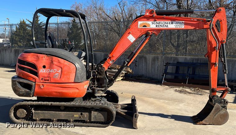 image for item DR7386 2013 Kubota KX040-4  mini excavator