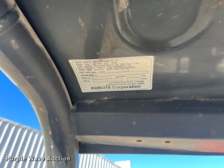 image for item DR7386 2013 Kubota KX040-4  mini excavator