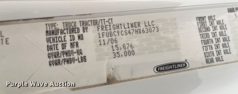 image for item DR7398 2007 Freightliner Businesss Class M2  dump truck