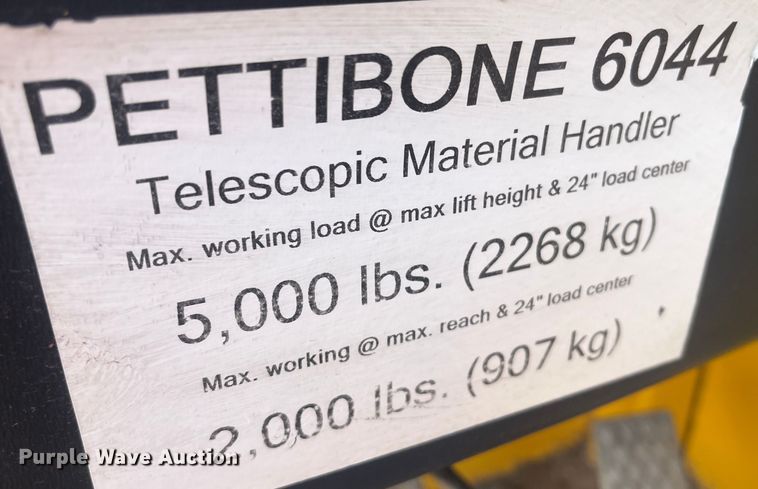 image for item DR7407 Pettibone 6044  telehandler