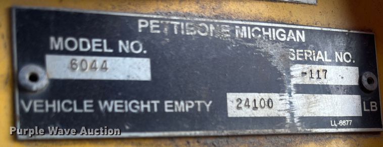 image for item DR7407 Pettibone 6044  telehandler