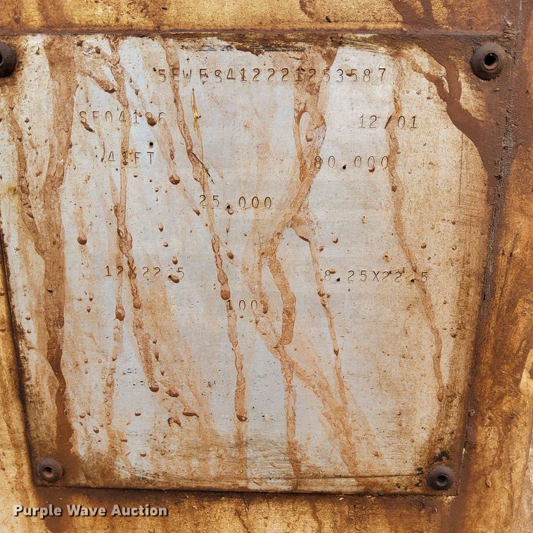 image for item DR7413 2002 Steco  refuse trailer