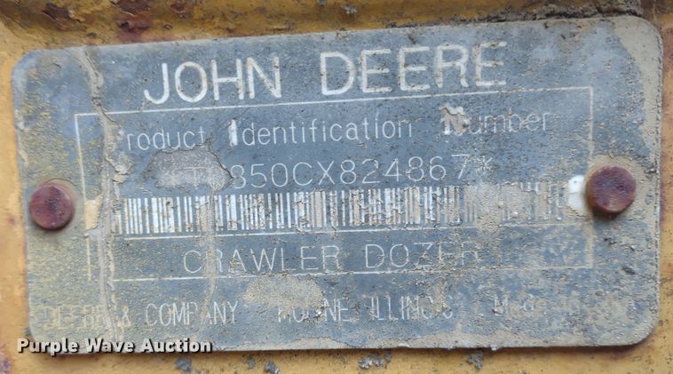 image for item DR8073 1996 John Deere 850C  dozer