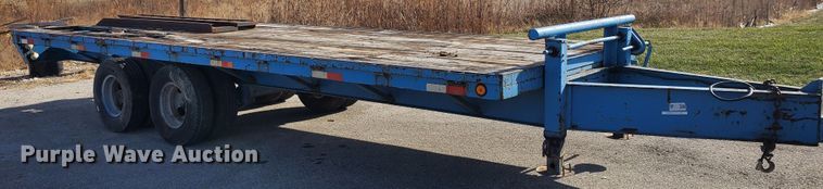 image for item DS6305 1997 Norris 28  equipment trailer