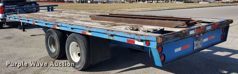 image for item DS6305 1997 Norris 28  equipment trailer