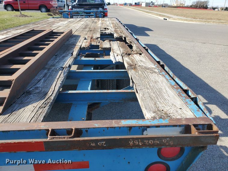 image for item DS6305 1997 Norris 28  equipment trailer