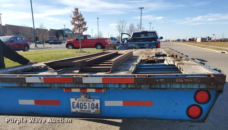 image for item DS6305 1997 Norris 28  equipment trailer