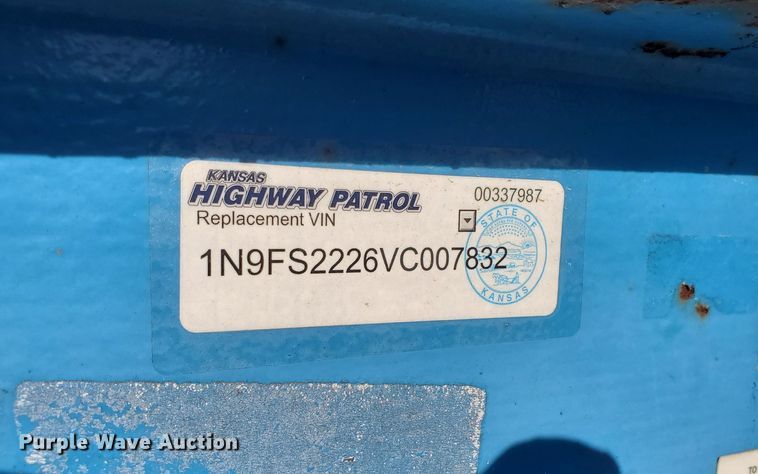 image for item DS6305 1997 Norris 28  equipment trailer