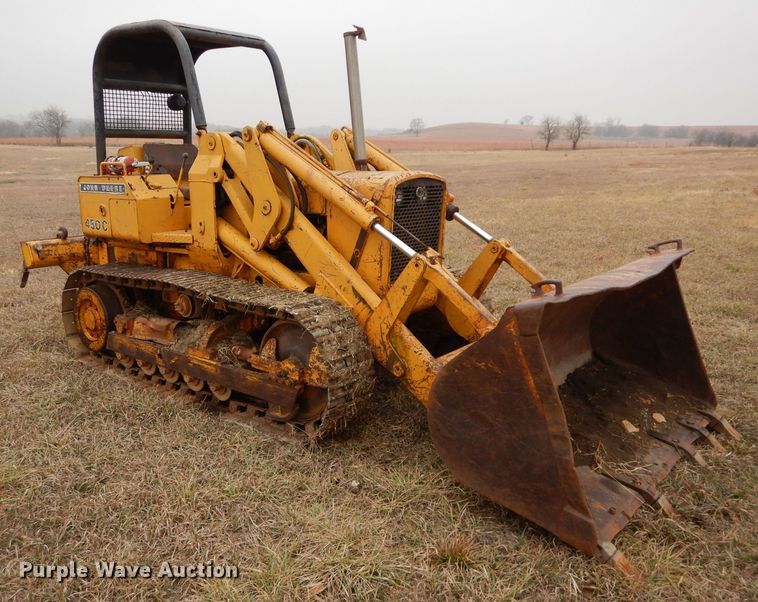 image for item DS6308 1977 John Deere 450C  track loader