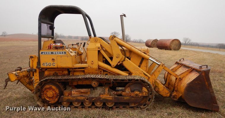 image for item DS6308 1977 John Deere 450C  track loader