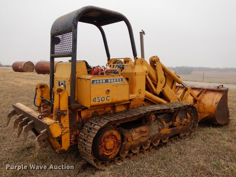 image for item DS6308 1977 John Deere 450C  track loader