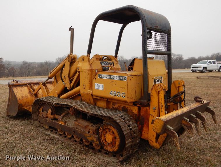 image for item DS6308 1977 John Deere 450C  track loader