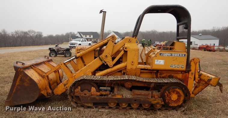 image for item DS6308 1977 John Deere 450C  track loader