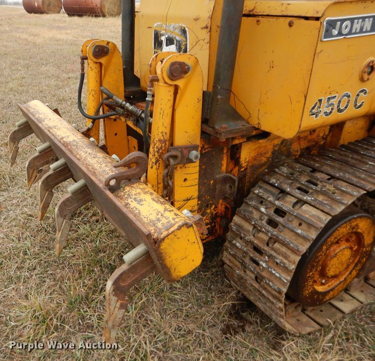 image for item DS6308 1977 John Deere 450C  track loader