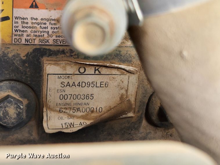 image for item EA9436 2013 Komatsu PC138USLC-10  excavator