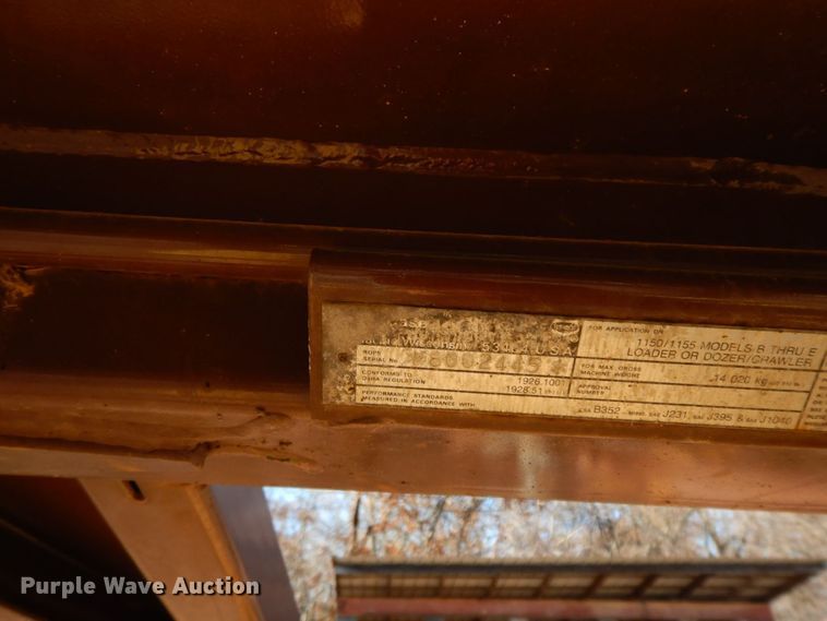 image for item HG9284 1989 Case 1155E  track loader