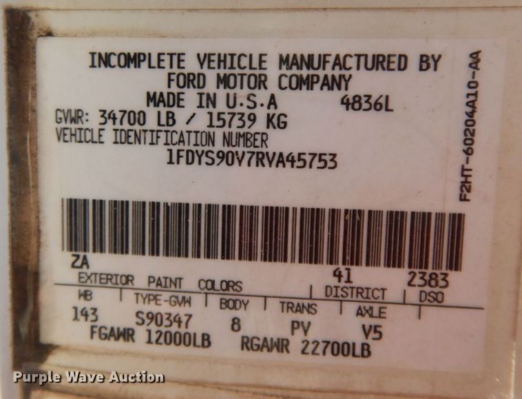 image for item HG9288 1994 Ford LTS9000  dump truck