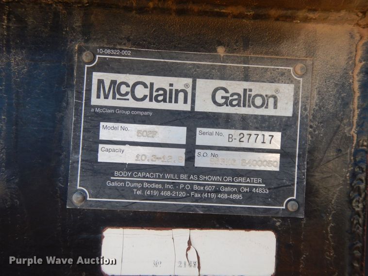 image for item HG9315 2004 Sterling Acterra  dump truck