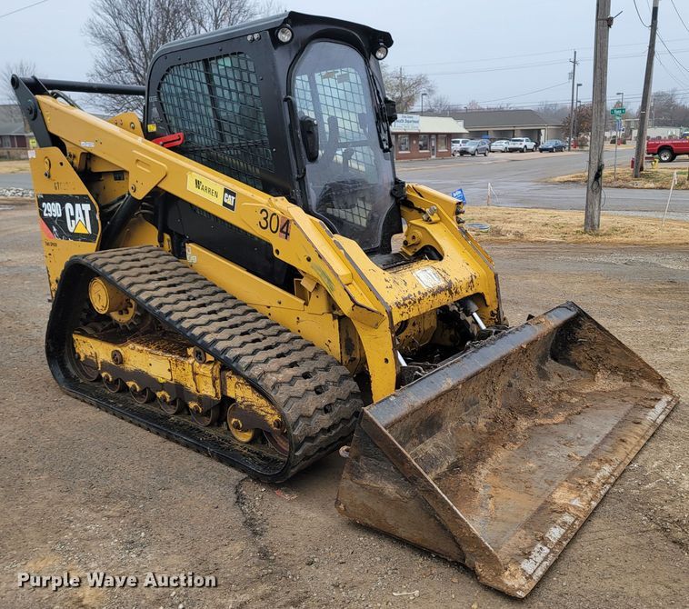 image for item HG9354 2015 Caterpillar 299D  tracked skid steer loader