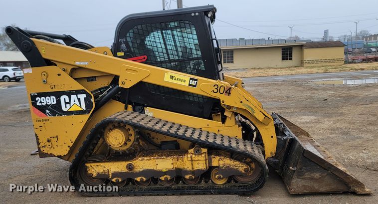 image for item HG9354 2015 Caterpillar 299D  tracked skid steer loader