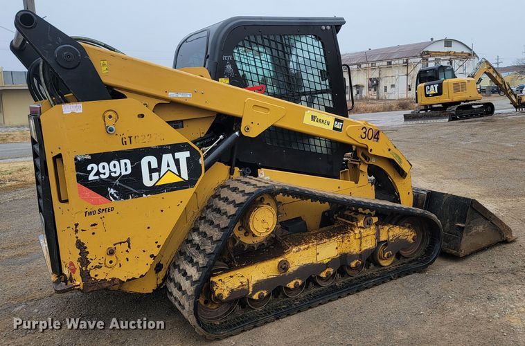 image for item HG9354 2015 Caterpillar 299D  tracked skid steer loader