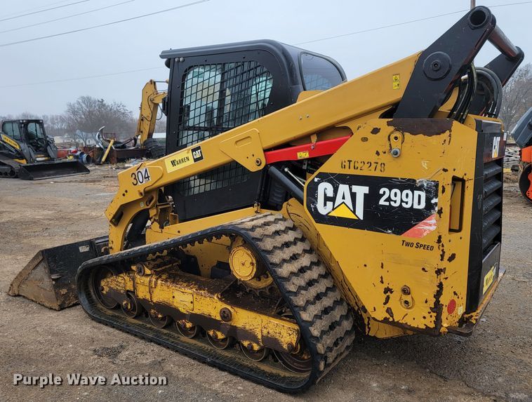 image for item HG9354 2015 Caterpillar 299D  tracked skid steer loader
