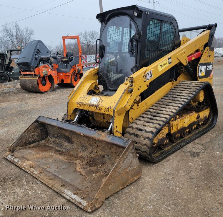 image for item HG9354 2015 Caterpillar 299D  tracked skid steer loader
