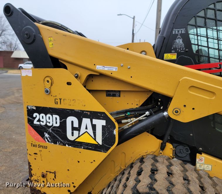 image for item HG9354 2015 Caterpillar 299D  tracked skid steer loader