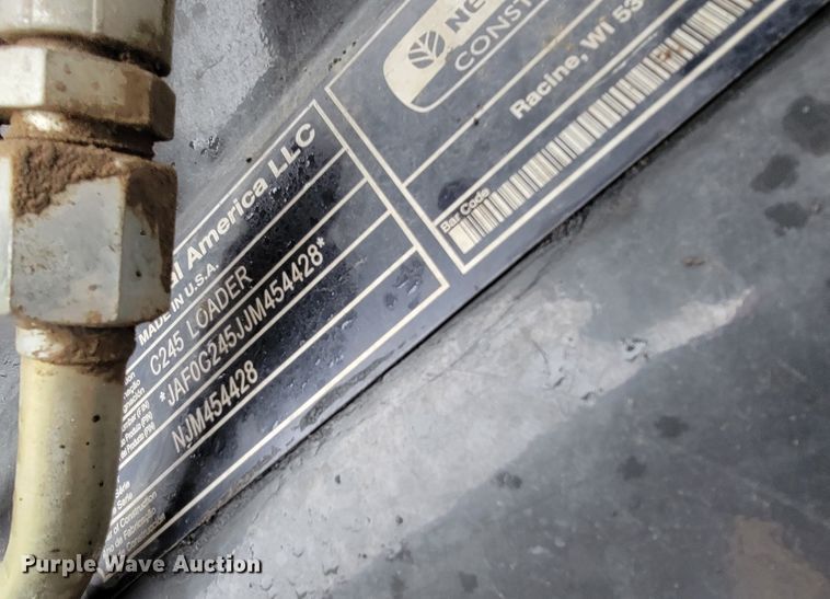 image for item HG9355 New Holland C245  tracked skid steer loader