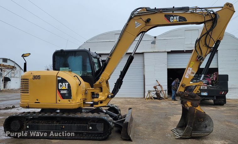 image for item HG9356 2014 Caterpillar 308E2 CR  mini excavator