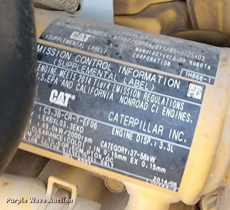 image for item HG9356 2014 Caterpillar 308E2 CR  mini excavator