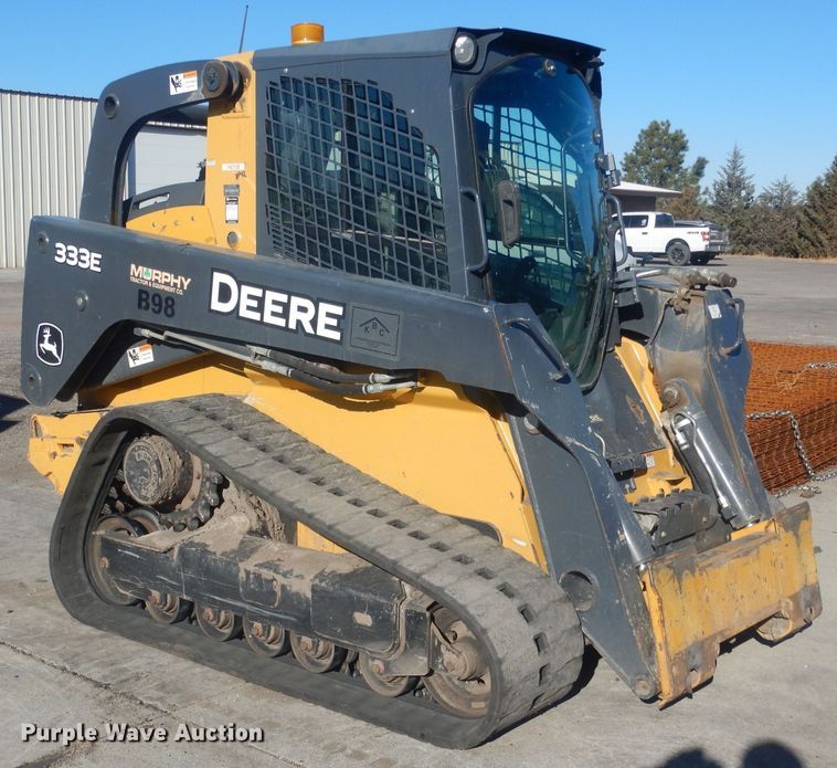 image for item HQ9533 2016 John Deere 333E  tracked skid steer loader
