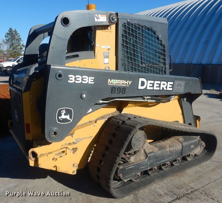 image for item HQ9533 2016 John Deere 333E  tracked skid steer loader