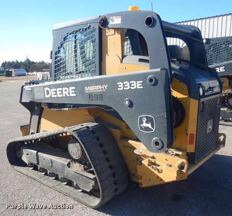 image for item HQ9533 2016 John Deere 333E  tracked skid steer loader