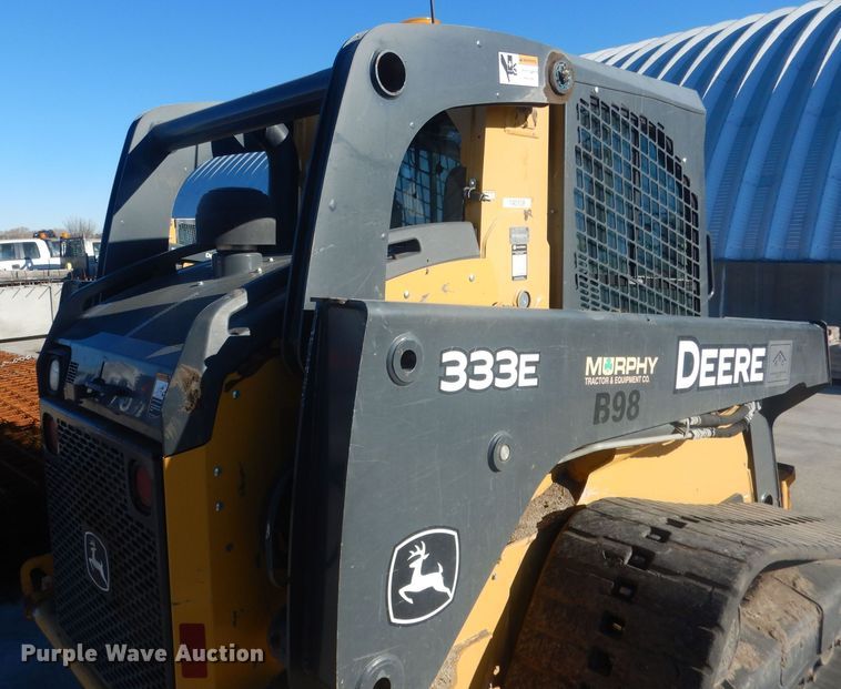 image for item HQ9533 2016 John Deere 333E  tracked skid steer loader