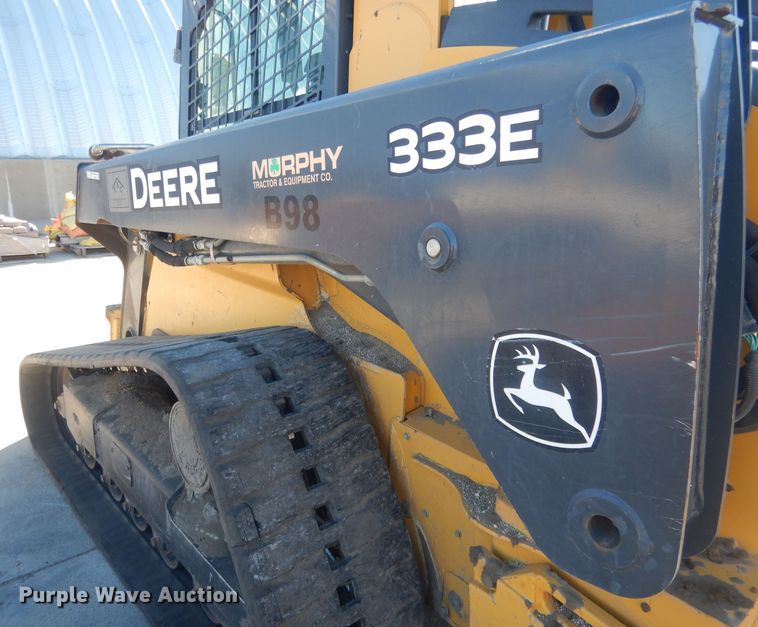 image for item HQ9533 2016 John Deere 333E  tracked skid steer loader